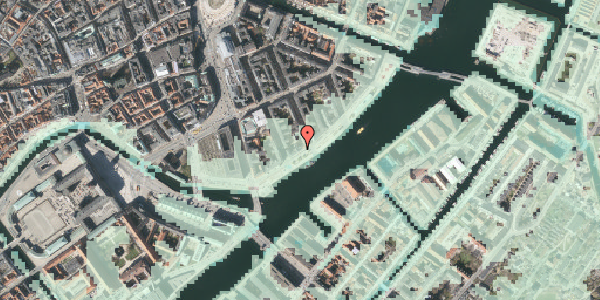 Stomflod og havvand på Havnegade 31, st. , 1058 København K