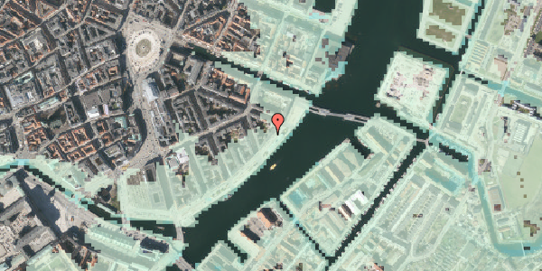 Stomflod og havvand på Havnegade 47A, 1. , 1058 København K