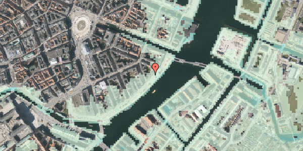Stomflod og havvand på Havnegade 47, st. th, 1058 København K