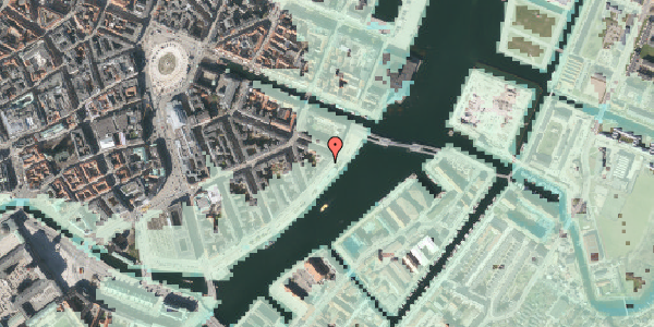 Stomflod og havvand på Havnegade 49, 1. tv, 1058 København K