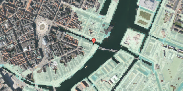Stomflod og havvand på Havnegade 55, st. th, 1058 København K