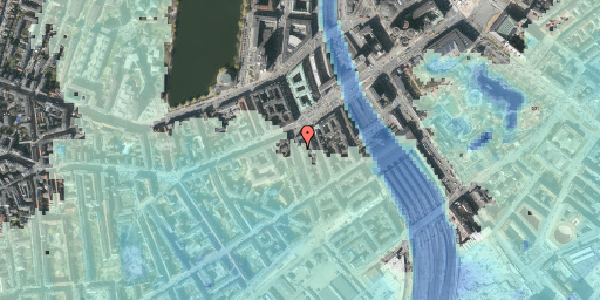 Stomflod og havvand på Helgolandsgade 3, 1653 København V