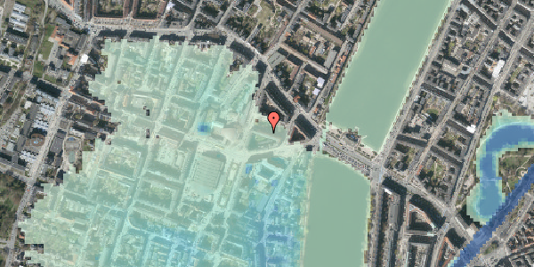 Stomflod og havvand på Herman Triers Plads 5, 2. 2, 1631 København V