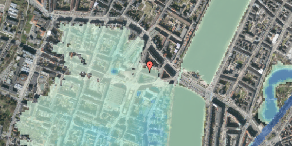Stomflod og havvand på Herman Triers Plads 7, 2. mf, 1631 København V