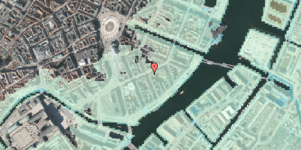 Stomflod og havvand på Holbergsgade 14, 4. tv, 1057 København K