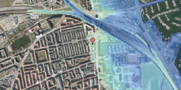 Stomflod og havvand på Hornemansgade 1A, 1. tv, 2100 København Ø