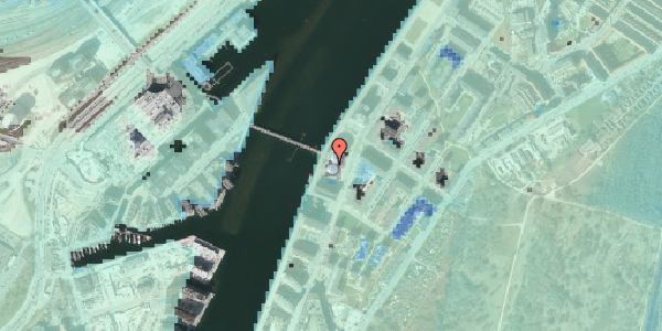 Stomflod og havvand på Islands Brygge 32B, 7. 774, 2300 København S