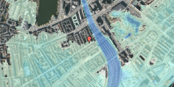 Stomflod og havvand på Istedgade 8, 1650 København V
