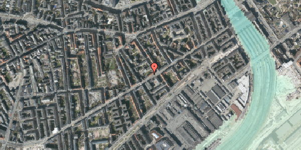 Stomflod og havvand på Istedgade 42B, st. , 1650 København V