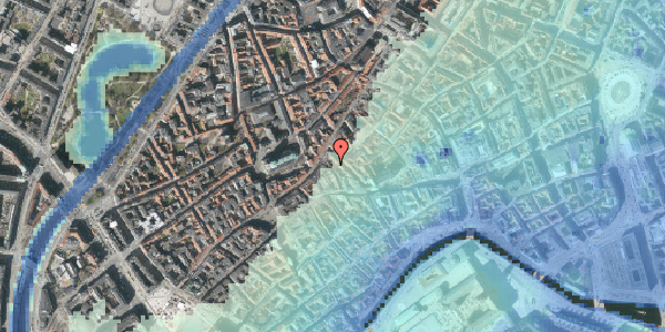 Stomflod og havvand på Klosterstræde 23B, 3. , 1157 København K