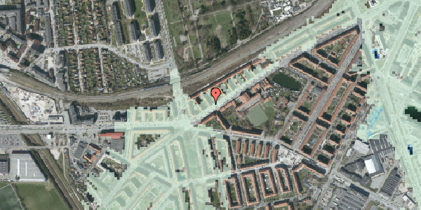 Stomflod og havvand på P. Knudsens Gade 104, st. tv, 2450 København SV