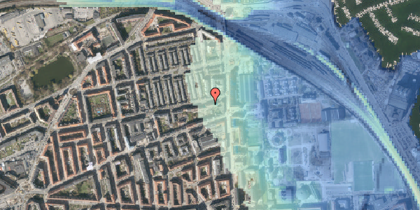 Stomflod og havvand på Landskronagade 3B, st. 1, 2100 København Ø