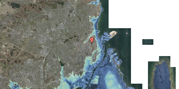 Stomflod og havvand på Lersø Parkallé 28R, 2. 256, 2100 København Ø