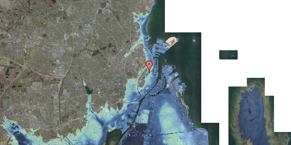 Stomflod og havvand på Lundsgade 10, 3. tv, 2100 København Ø