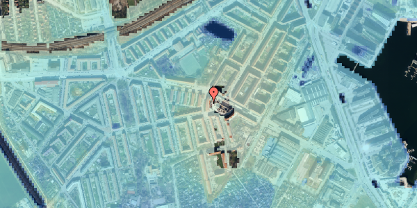 Stomflod og havvand på Mozarts Plads 2, 3. 44, 2450 København SV