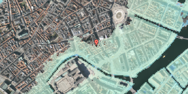 Stomflod og havvand på Nikolajgade 18, 2. th, 1068 København K