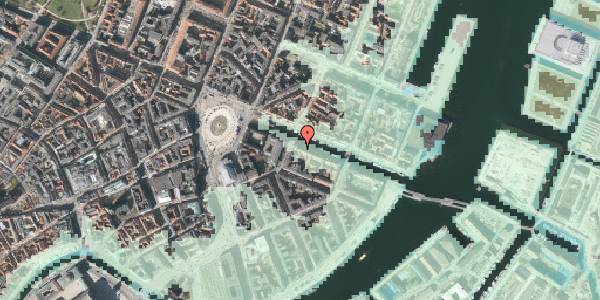 Stomflod og havvand på Nyhavn 6, kl. , 1051 København K