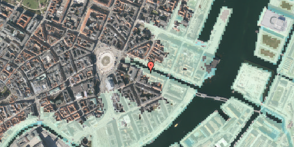Stomflod og havvand på Nyhavn 8, 2. , 1051 København K