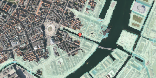 Stomflod og havvand på Nyhavn 20A, 1. , 1051 København K