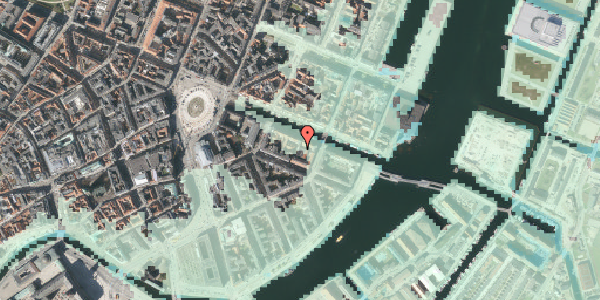 Stomflod og havvand på Nyhavn 20C, 1. th, 1051 København K