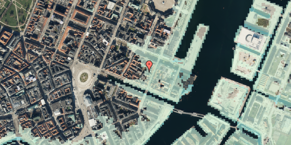 Stomflod og havvand på Nyhavn 31F, kl. 29, 1051 København K