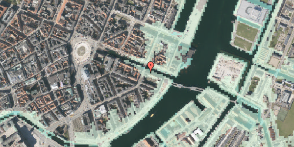 Stomflod og havvand på Nyhavn 38, st. 1, 1051 København K