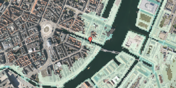 Stomflod og havvand på Nyhavn 40, 1. th, 1051 København K