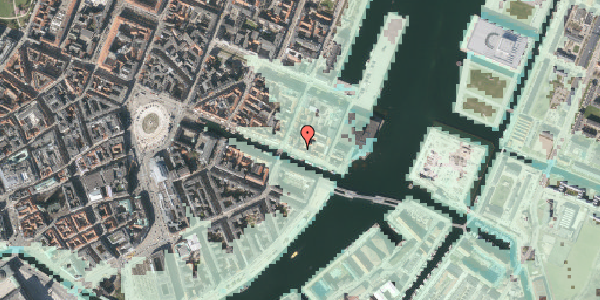 Stomflod og havvand på Nyhavn 57, kl. , 1051 København K