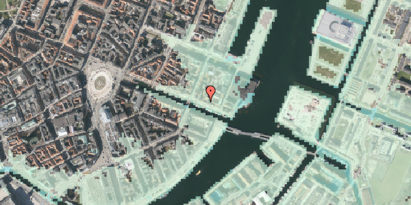 Stomflod og havvand på Nyhavn 61, st. , 1051 København K
