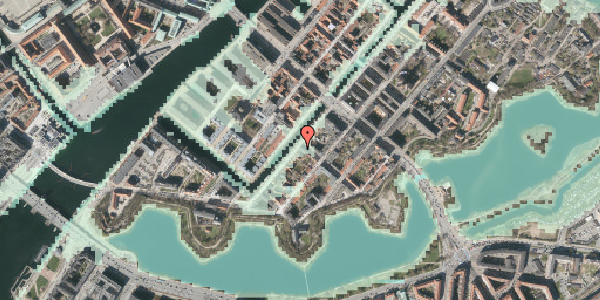 Stomflod og havvand på Overgaden Oven Vandet 30B, 2. th, 1415 København K