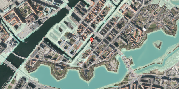 Stomflod og havvand på Overgaden Oven Vandet 32B, 2. 154, 1415 København K