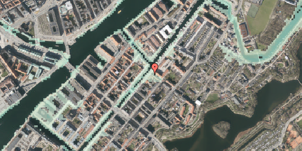 Stomflod og havvand på Overgaden Oven Vandet 56, st. tv, 1415 København K