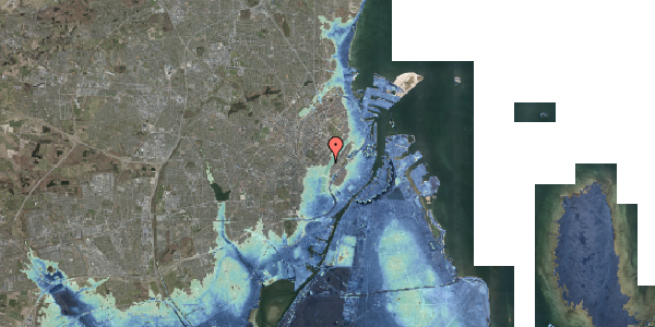 Stomflod og havvand på Peblinge Dossering 4, st. th, 2200 København N