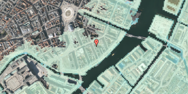 Stomflod og havvand på Peder Skrams Gade 15, 1. , 1054 København K