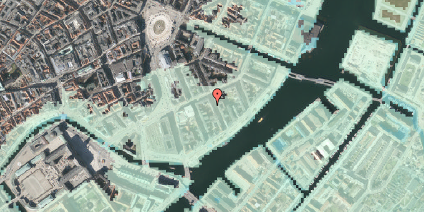 Stomflod og havvand på Peder Skrams Gade 16A, 3. , 1054 København K