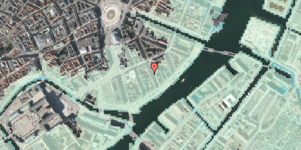 Stomflod og havvand på Peder Skrams Gade 16C, kl. , 1054 København K