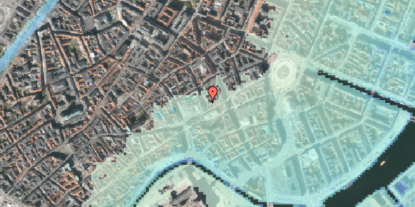 Stomflod og havvand på Pilestræde 6, 1. , 1112 København K