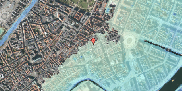 Stomflod og havvand på Pilestræde 19, st. , 1112 København K