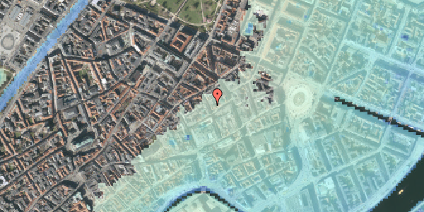 Stomflod og havvand på Pilestræde 28, 1. , 1112 København K