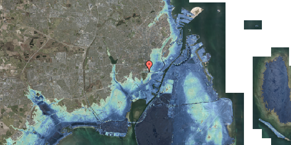 Stomflod og havvand på Rektorparken 14, 5. th, 2450 København SV