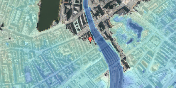 Stomflod og havvand på Reventlowsgade 10A, 3. tv, 1651 København V