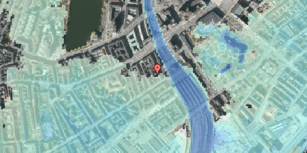 Stomflod og havvand på Reventlowsgade 12A, 2. th, 1651 København V