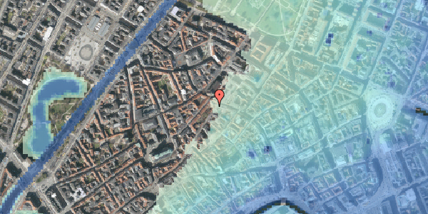 Stomflod og havvand på Skindergade 4, st. , 1159 København K
