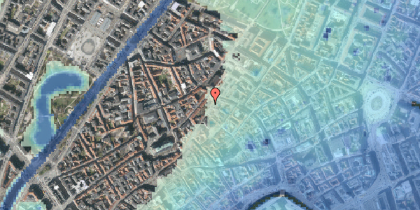 Stomflod og havvand på Skindergade 8, 2. , 1159 København K