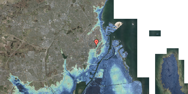 Stomflod og havvand på Slotsgade 2, 4. th, 2200 København N