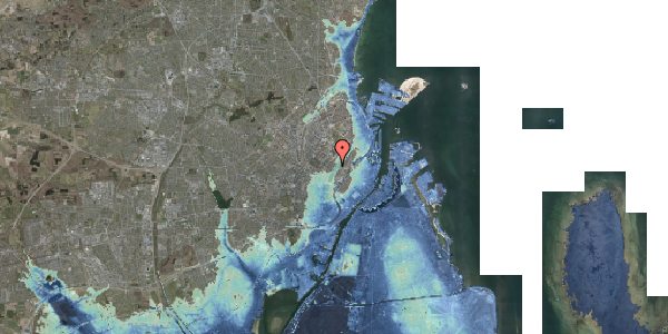 Stomflod og havvand på Sortedam Dossering 11, 4. th, 2200 København N