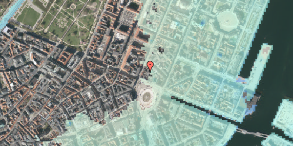 Stomflod og havvand på Store Kongensgade 12A, 4. , 1264 København K