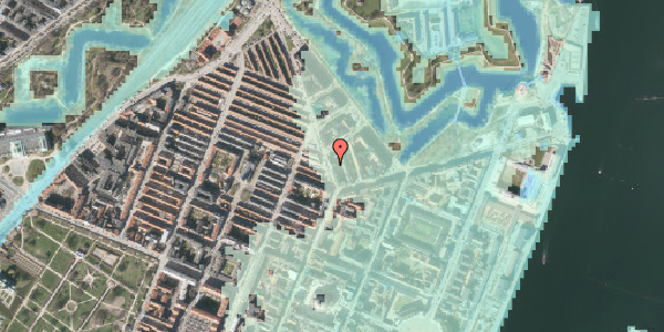 Stomflod og havvand på Store Kongensgade 118, 2. th, 1264 København K