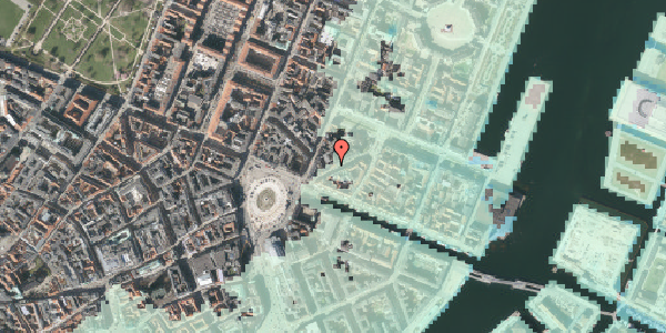 Stomflod og havvand på Store Strandstræde 11, 4. th, 1255 København K