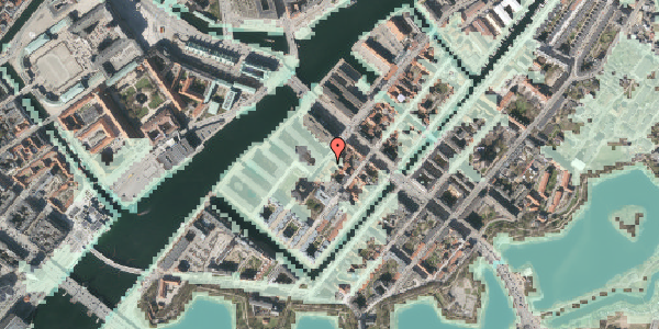 Stomflod og havvand på Strandgade 6, kl. , 1401 København K